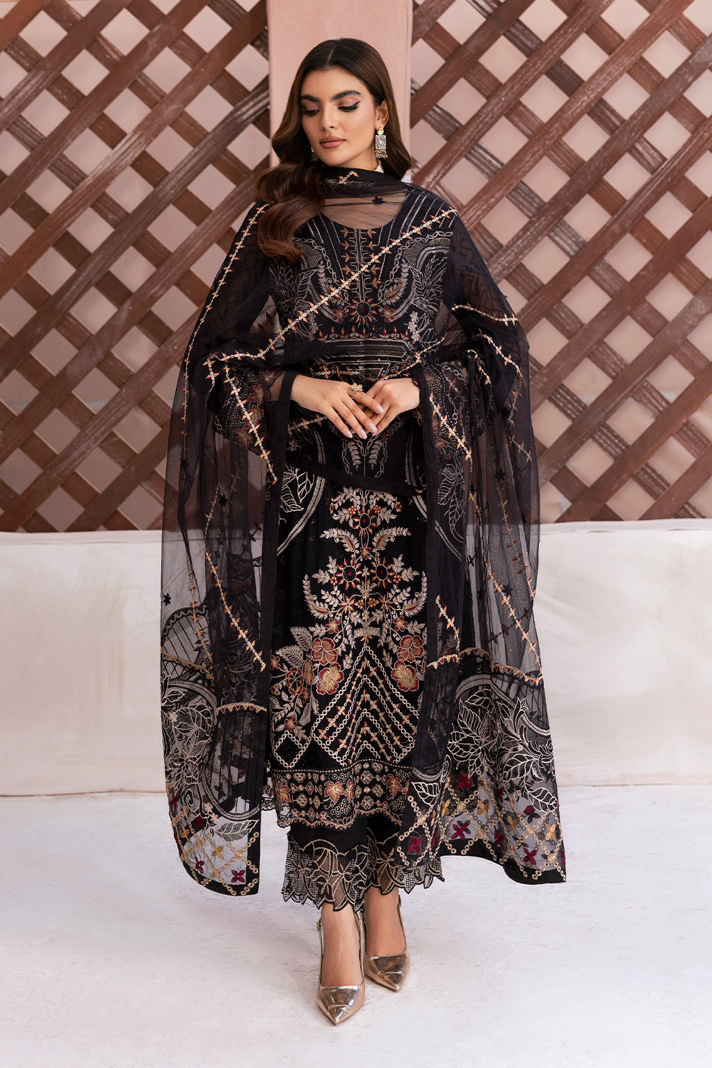 Ramsha | Arzoo Festive lawn VOL 1 | U-107