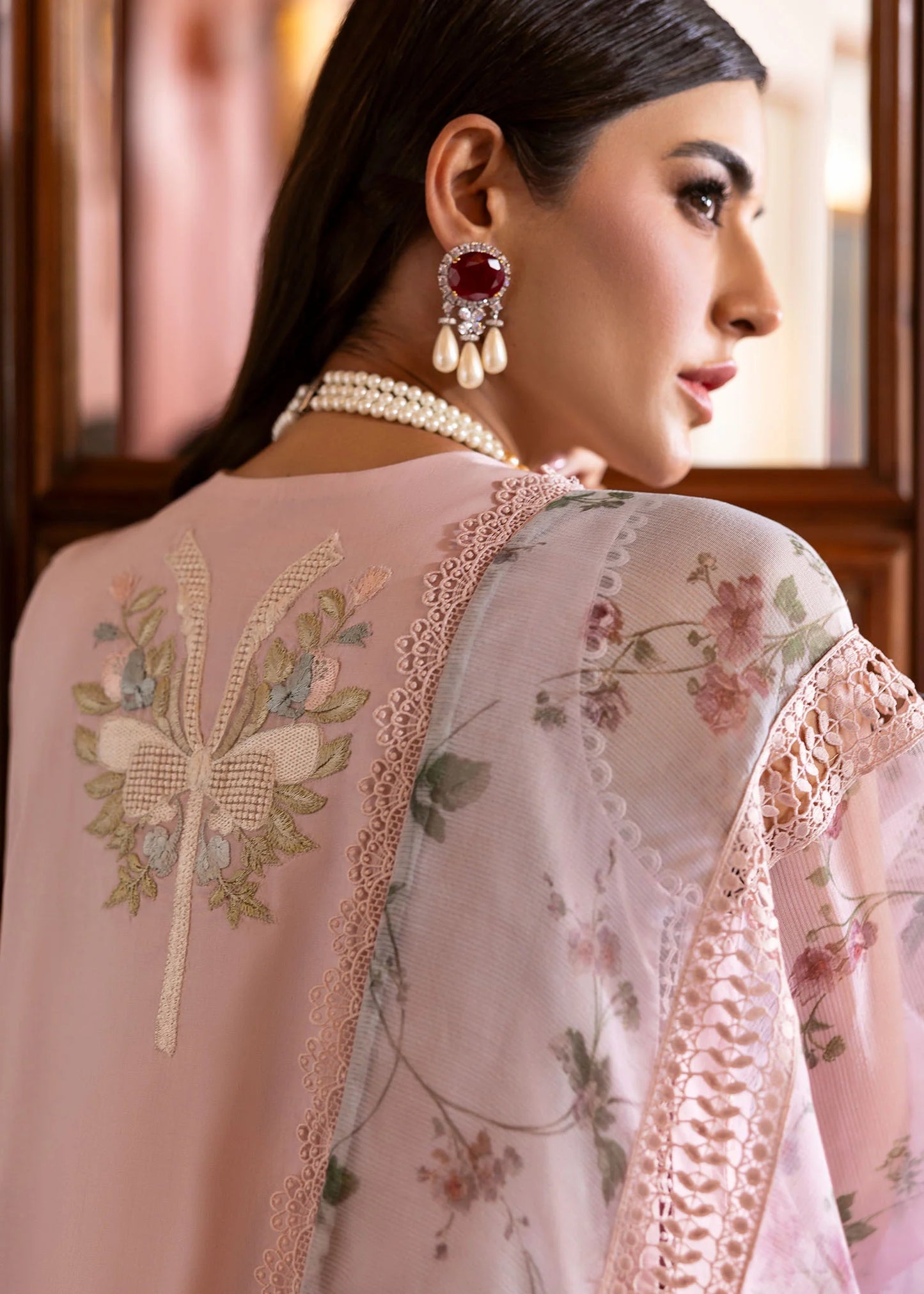 Saira Shakira | Bloom Unstitch lawn 25 | CHLOE 3-A