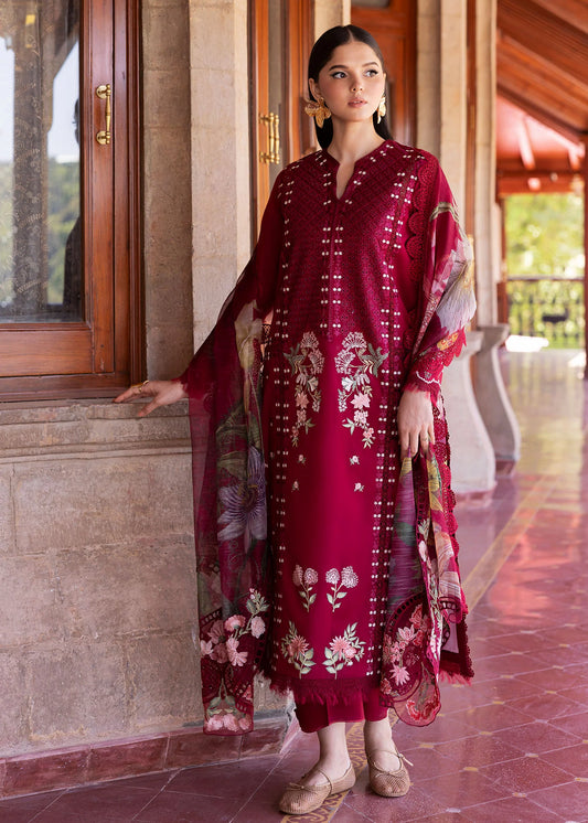 Saira Shakira | Bloom Unstitch lawn 25 | HANGING GARDENS 2-A
