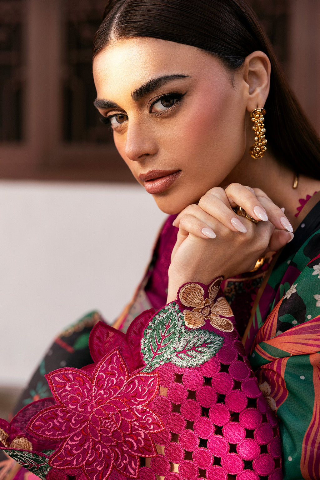JAZMIN - SHAHKAAR | Embroidered Luxury Lawn | SL26-D01
