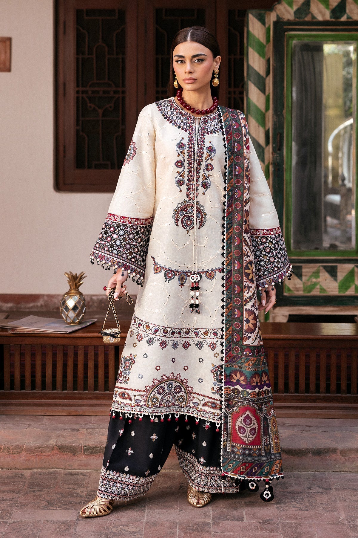 JAZMIN - SHAHKAAR | Embroidered Luxury Lawn | SL26-D02