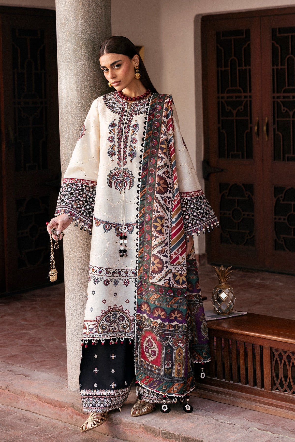 JAZMIN - SHAHKAAR | Embroidered Luxury Lawn | SL26-D02