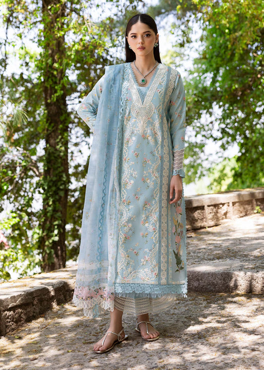 Saira Shakira | Bloom Unstitch lawn 25 | SWEET OPEL 8-B