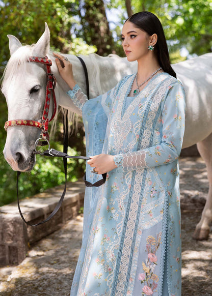 Saira Shakira | Bloom Unstitch lawn 25 | SWEET OPEL 8-B