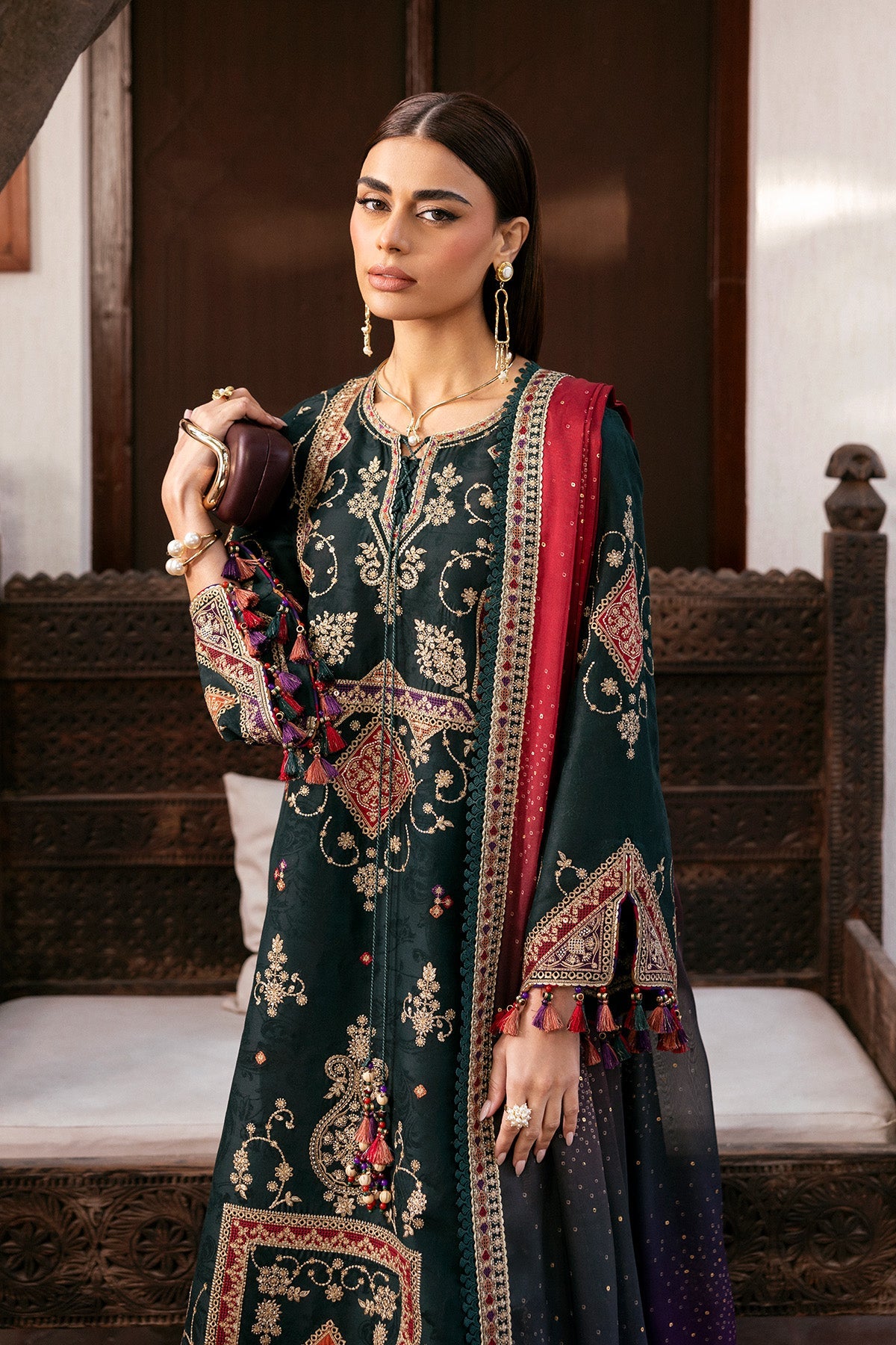 JAZMIN - SHAHKAAR | Embroidered Luxury Lawn | SL26-D03