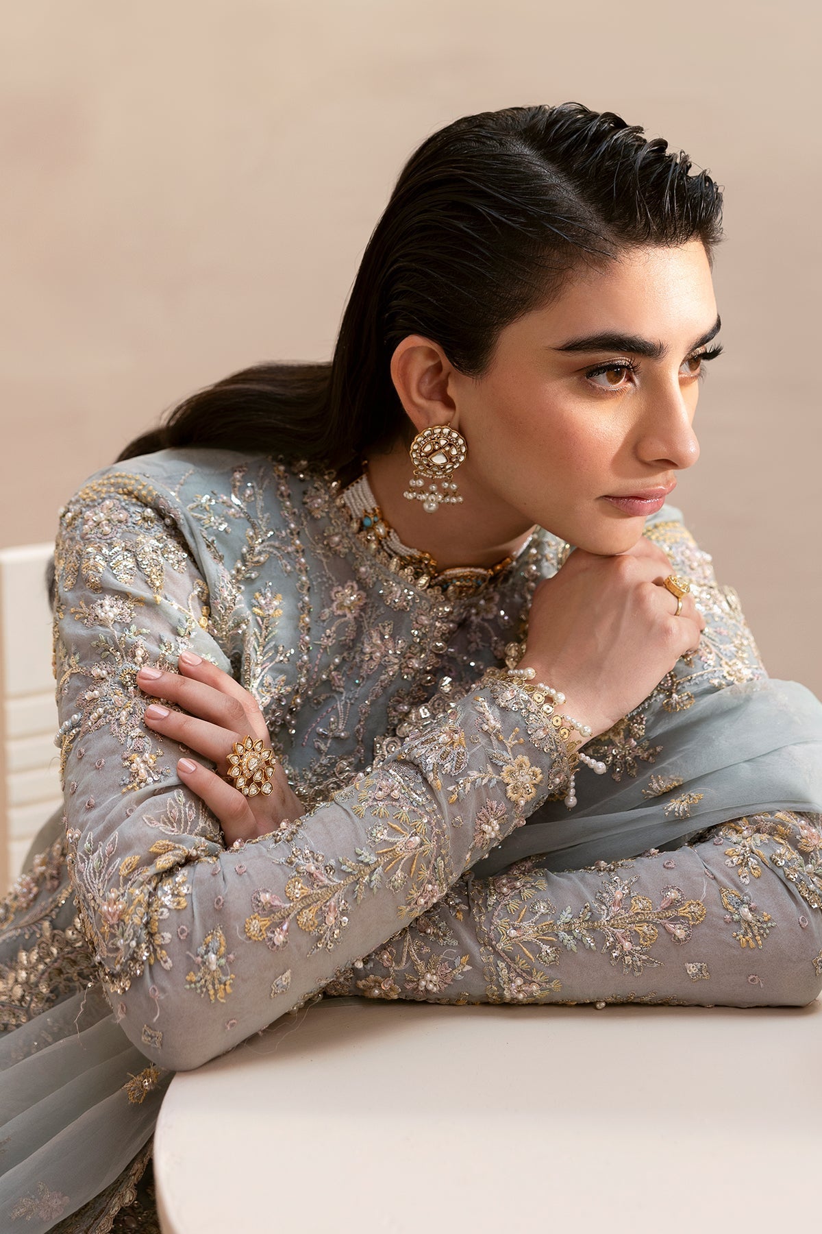 Emaan Adeel | Clay & Couture Embroidered | SILVELLA