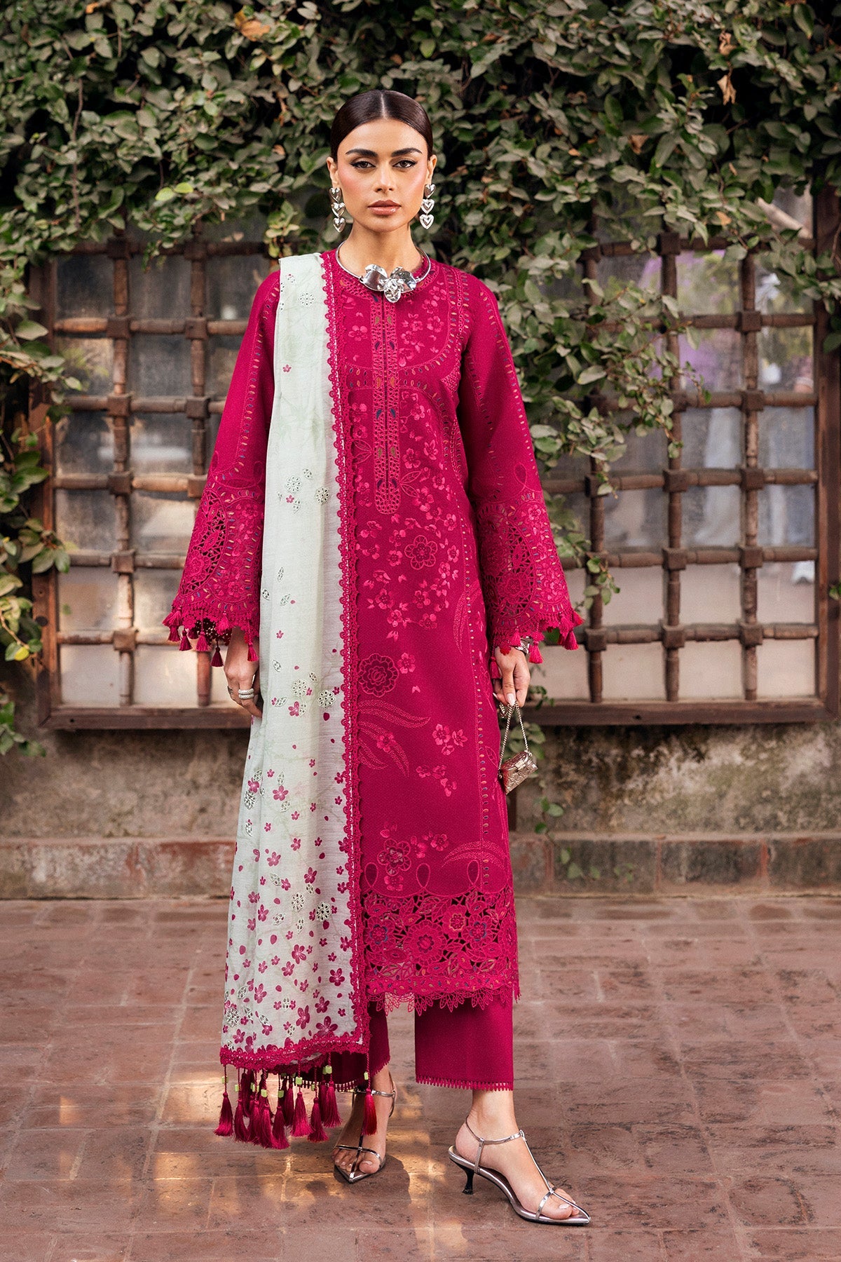 JAZMIN - SHAHKAAR | Embroidered Luxury Lawn | SL26-D04