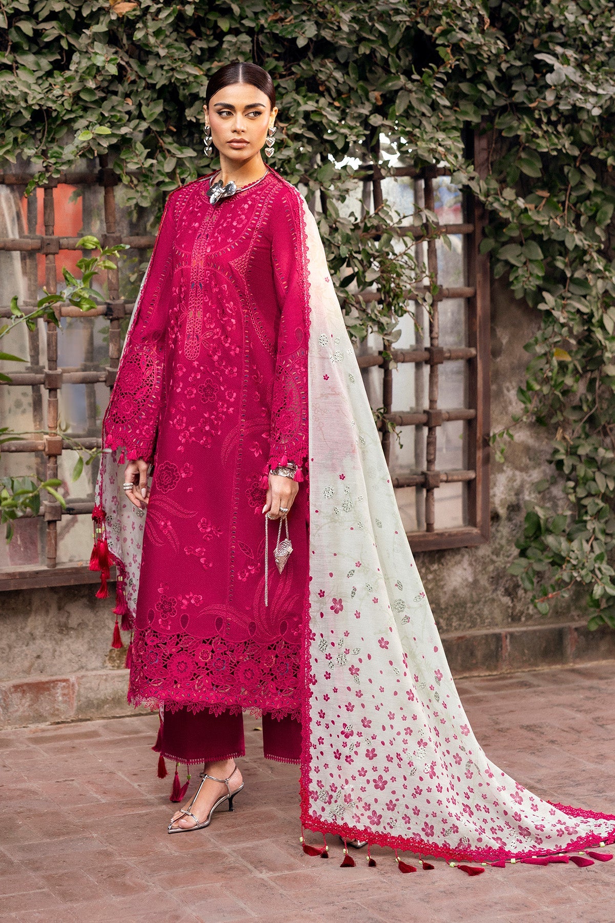 JAZMIN - SHAHKAAR | Embroidered Luxury Lawn | SL26-D04