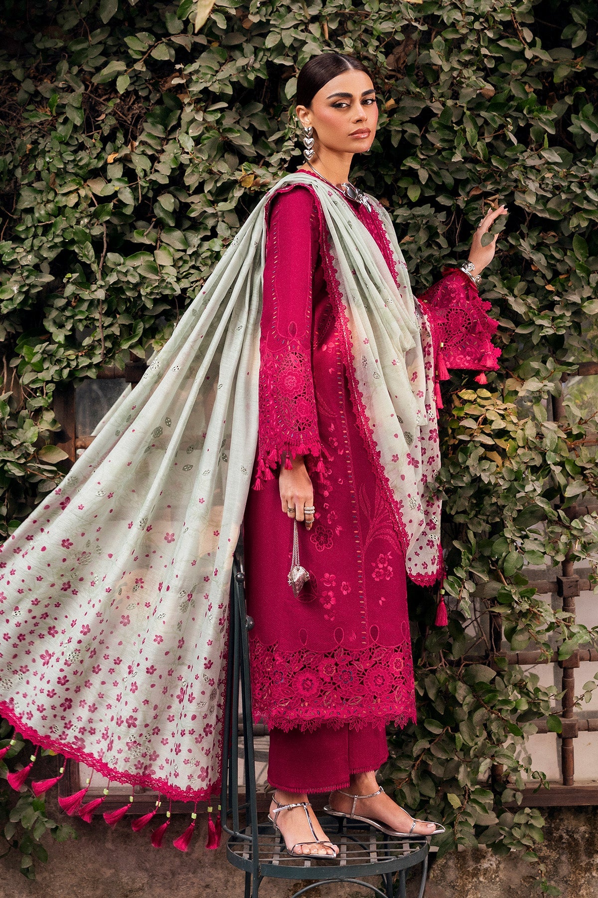 JAZMIN - SHAHKAAR | Embroidered Luxury Lawn | SL26-D04