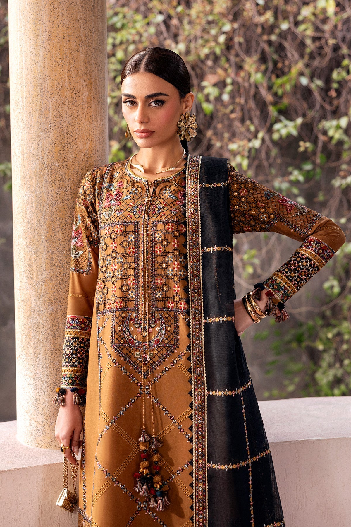 JAZMIN - SHAHKAAR | Embroidered Luxury Lawn | SL26-D05