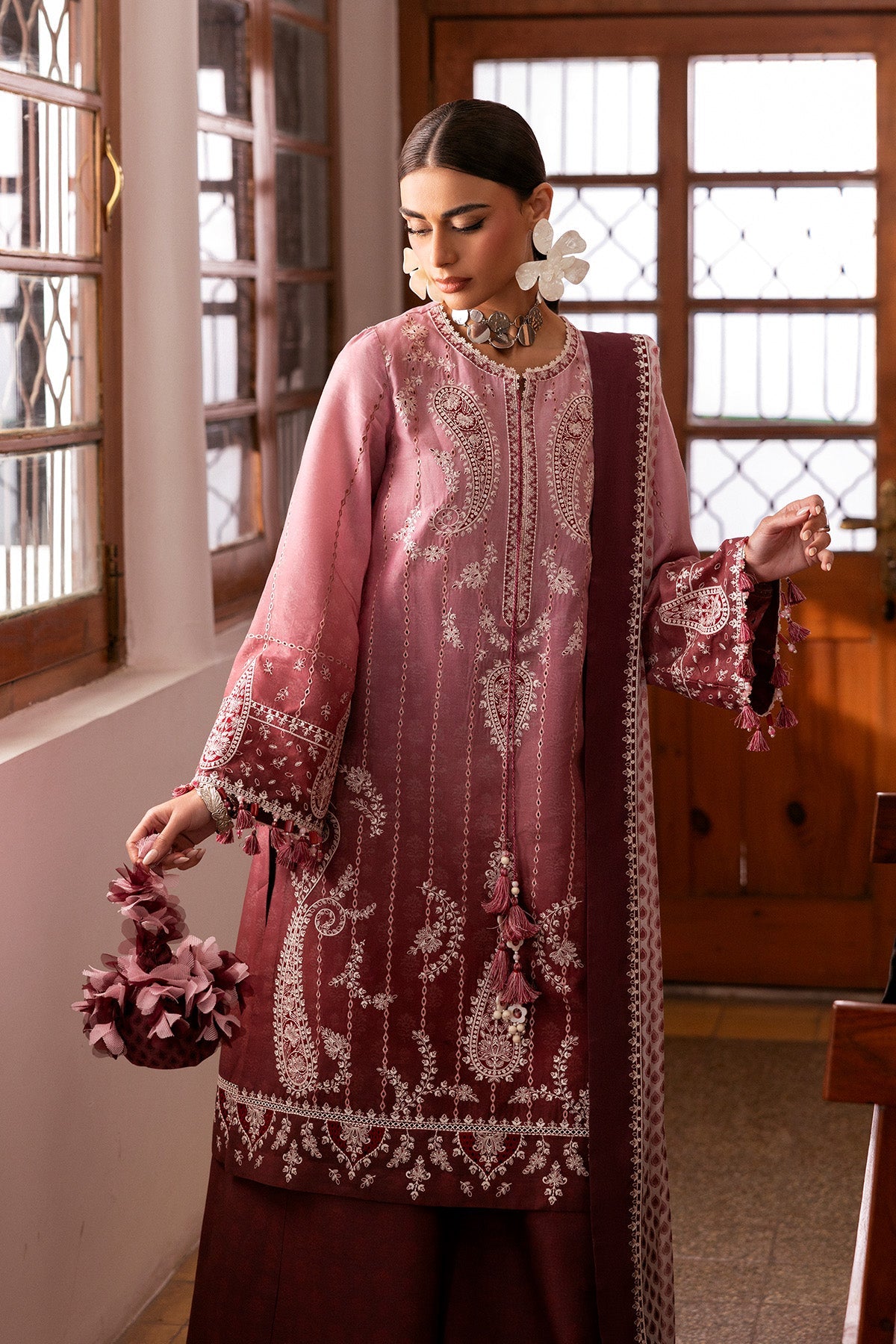JAZMIN - SHAHKAAR | Embroidered Luxury Lawn | SL26-D08