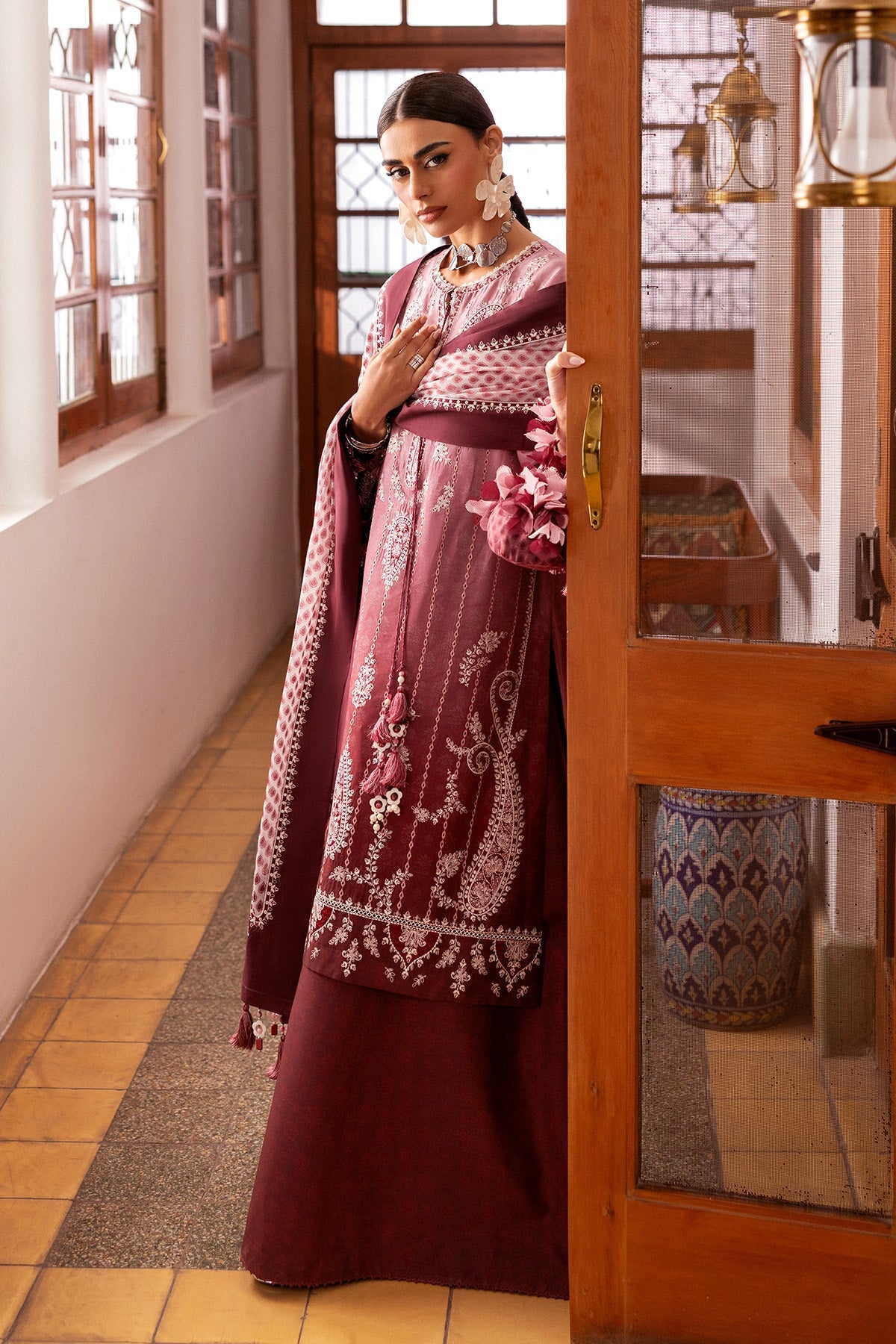JAZMIN - SHAHKAAR | Embroidered Luxury Lawn | SL26-D08