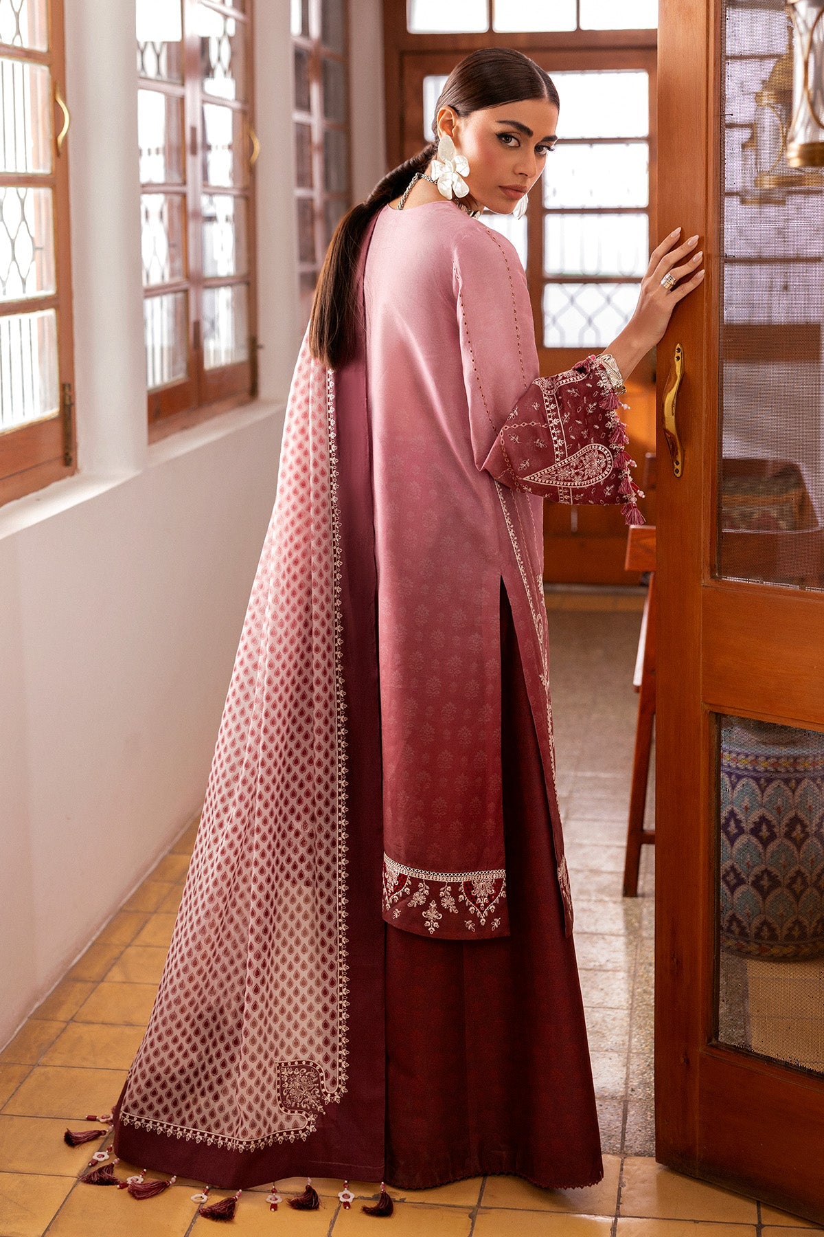 JAZMIN - SHAHKAAR | Embroidered Luxury Lawn | SL26-D08