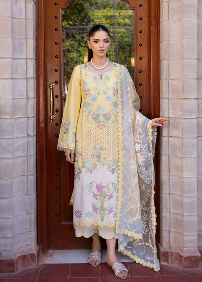 Saira Shakira | Bloom Unstitch lawn 25 | LOTUS REVERIE 4-A