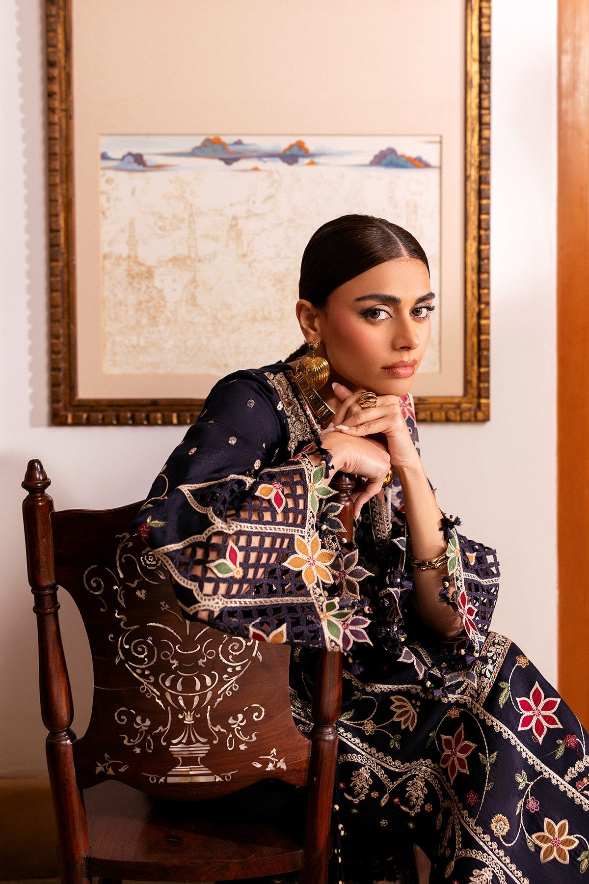 JAZMIN - SHAHKAAR | Embroidered Luxury Lawn | SL26-D07