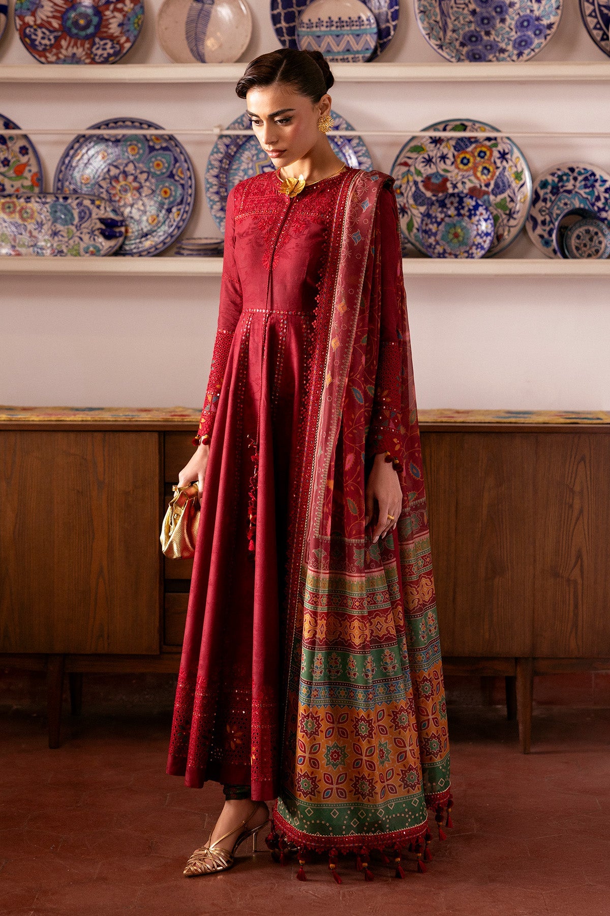 JAZMIN - SHAHKAAR | Embroidered Luxury Lawn | SL26-D06