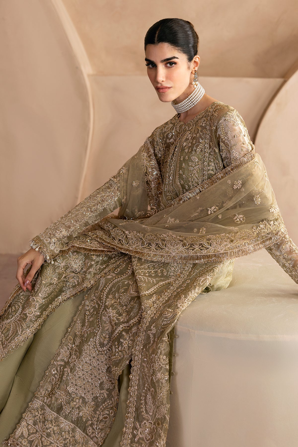 Emaan Adeel | Clay & Couture Embroidered | LUSTRE