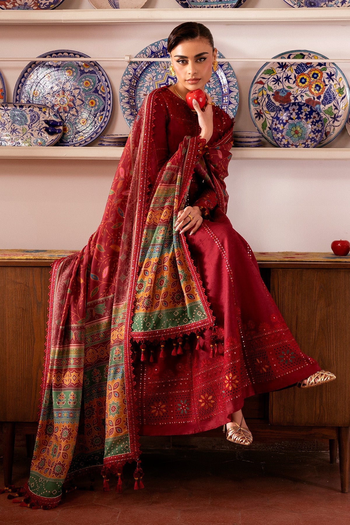 JAZMIN - SHAHKAAR | Embroidered Luxury Lawn | SL26-D06