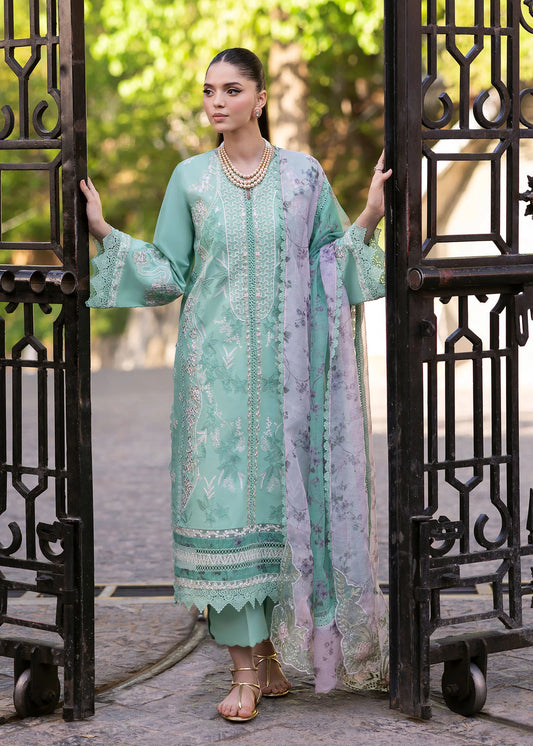 Saira Shakira | Bloom Unstitch lawn 25 | CHLOE 3-B