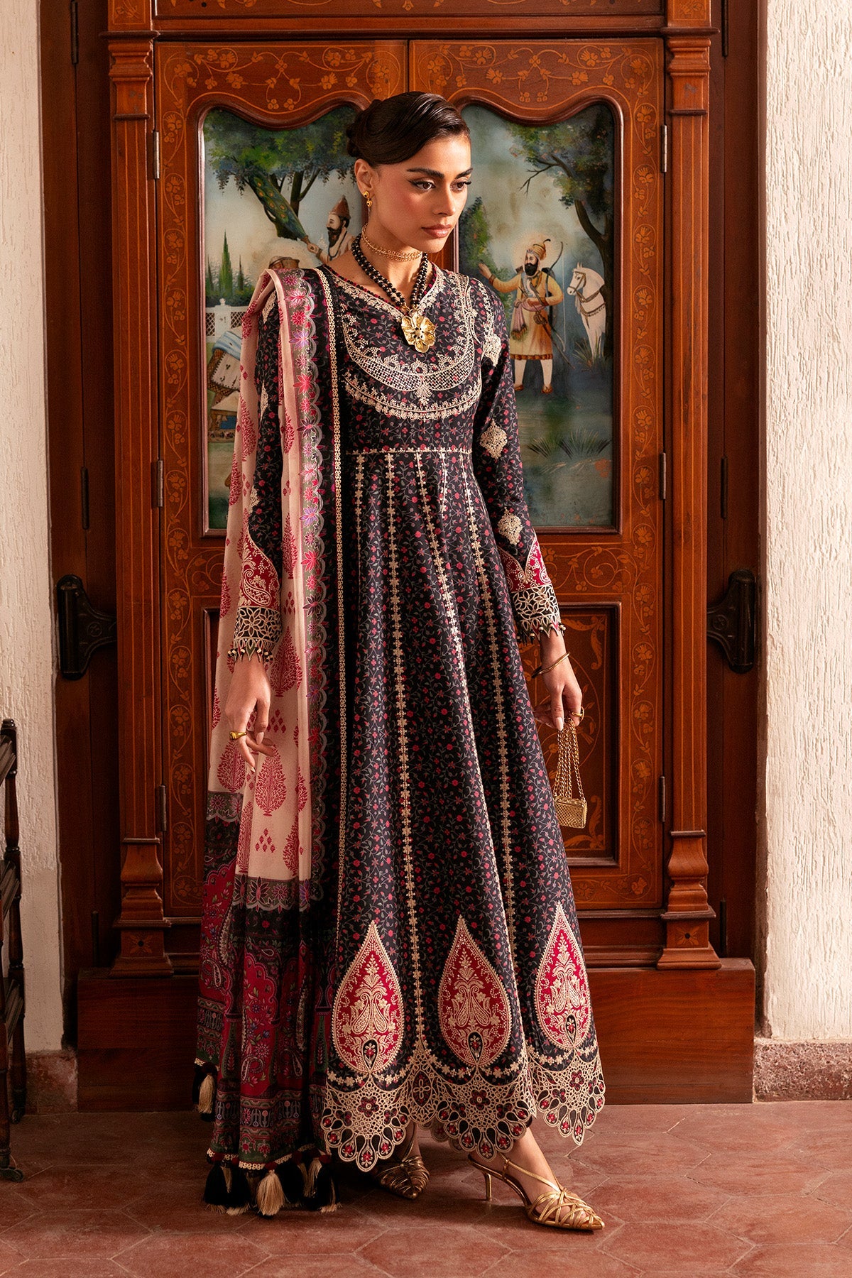 JAZMIN - SHAHKAAR | Embroidered Luxury Lawn | SL26-D09