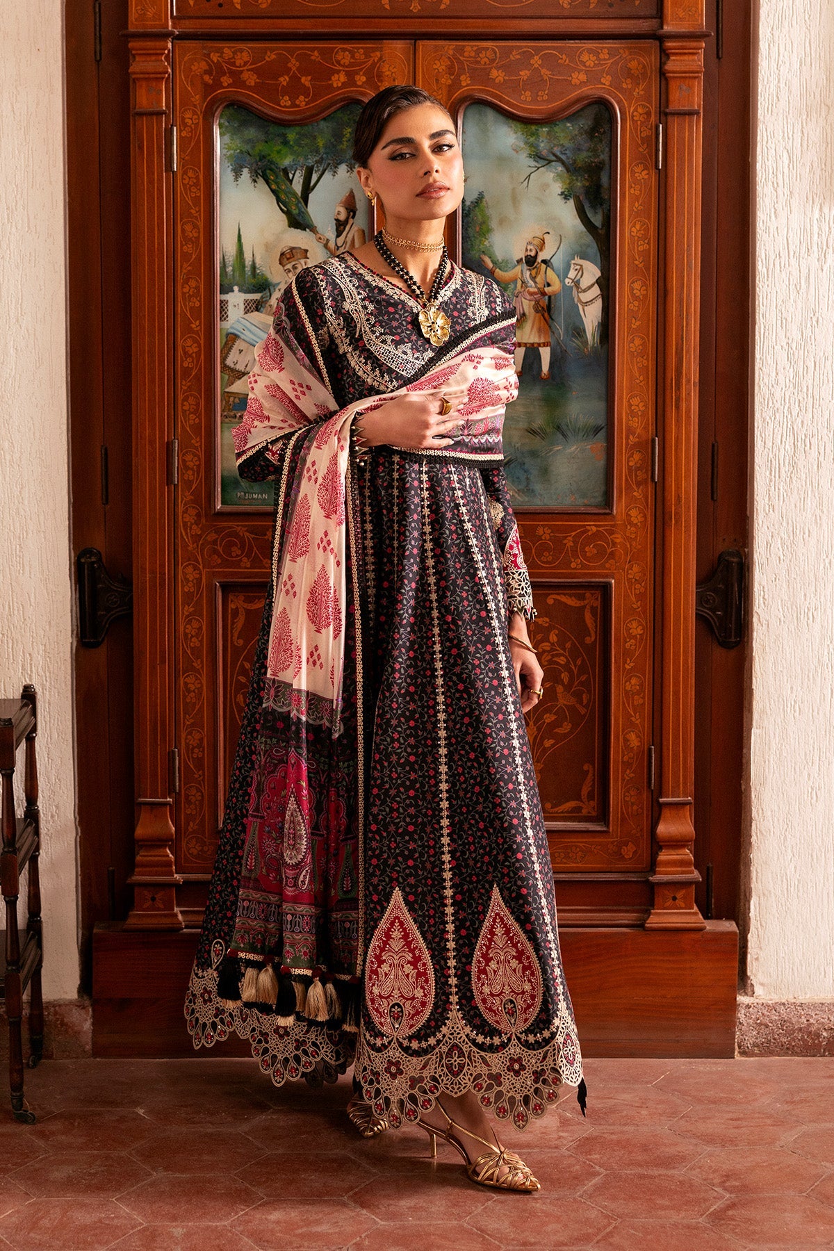 JAZMIN - SHAHKAAR | Embroidered Luxury Lawn | SL26-D09
