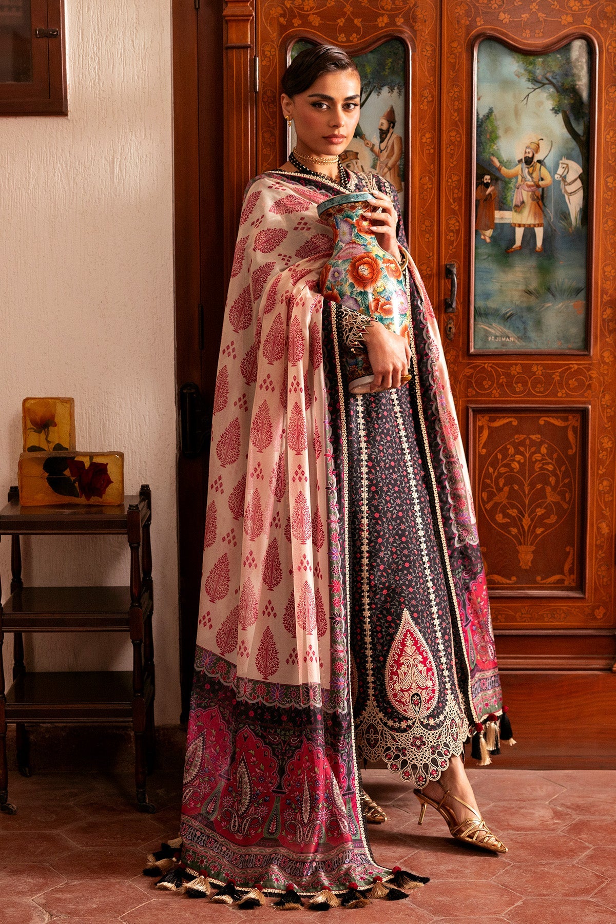 JAZMIN - SHAHKAAR | Embroidered Luxury Lawn | SL26-D09