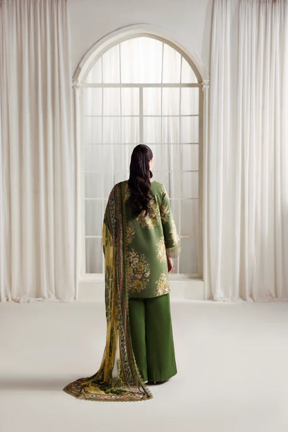 NAQSH | PRINTED VISCOSE | FERN GREEN - 00181