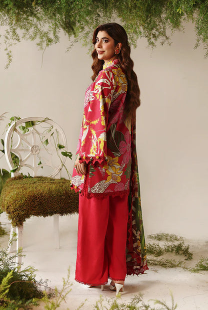 NAQSH | VISCOSE | Hot Red