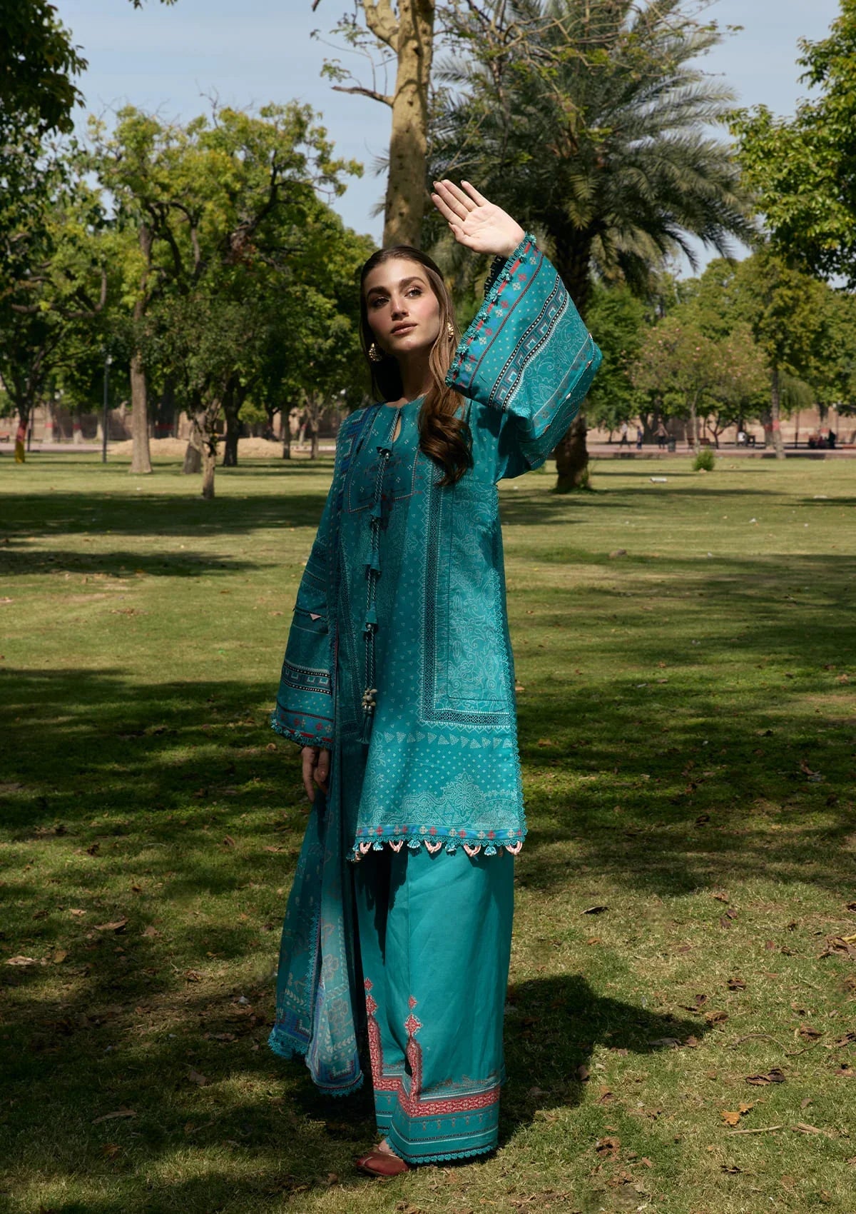 Kahf | Aangan Prints Chiffon '26 | Kehkashan