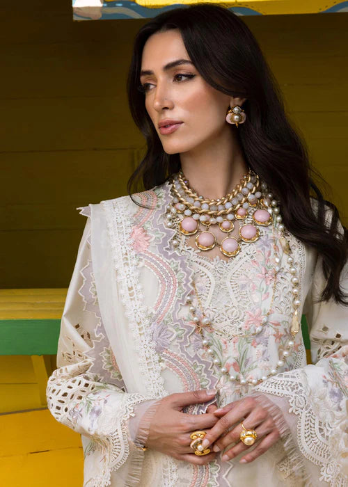SAIRA SHAKIRA | LUXURY LAWN 25 | DAHLIA-A