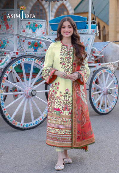 Asim Jofa | PRINTED ARABIC LAWN | AJPL-06