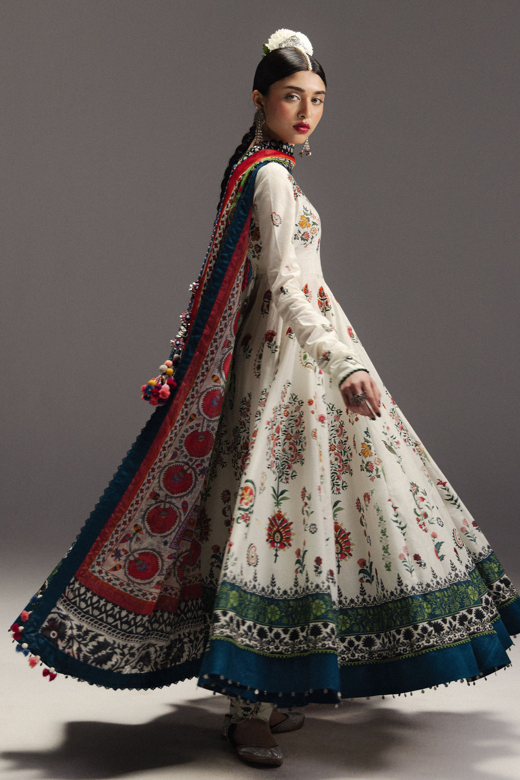 Zara Shahjahan | Anarkali Lawn 26 | Mehruba-D10