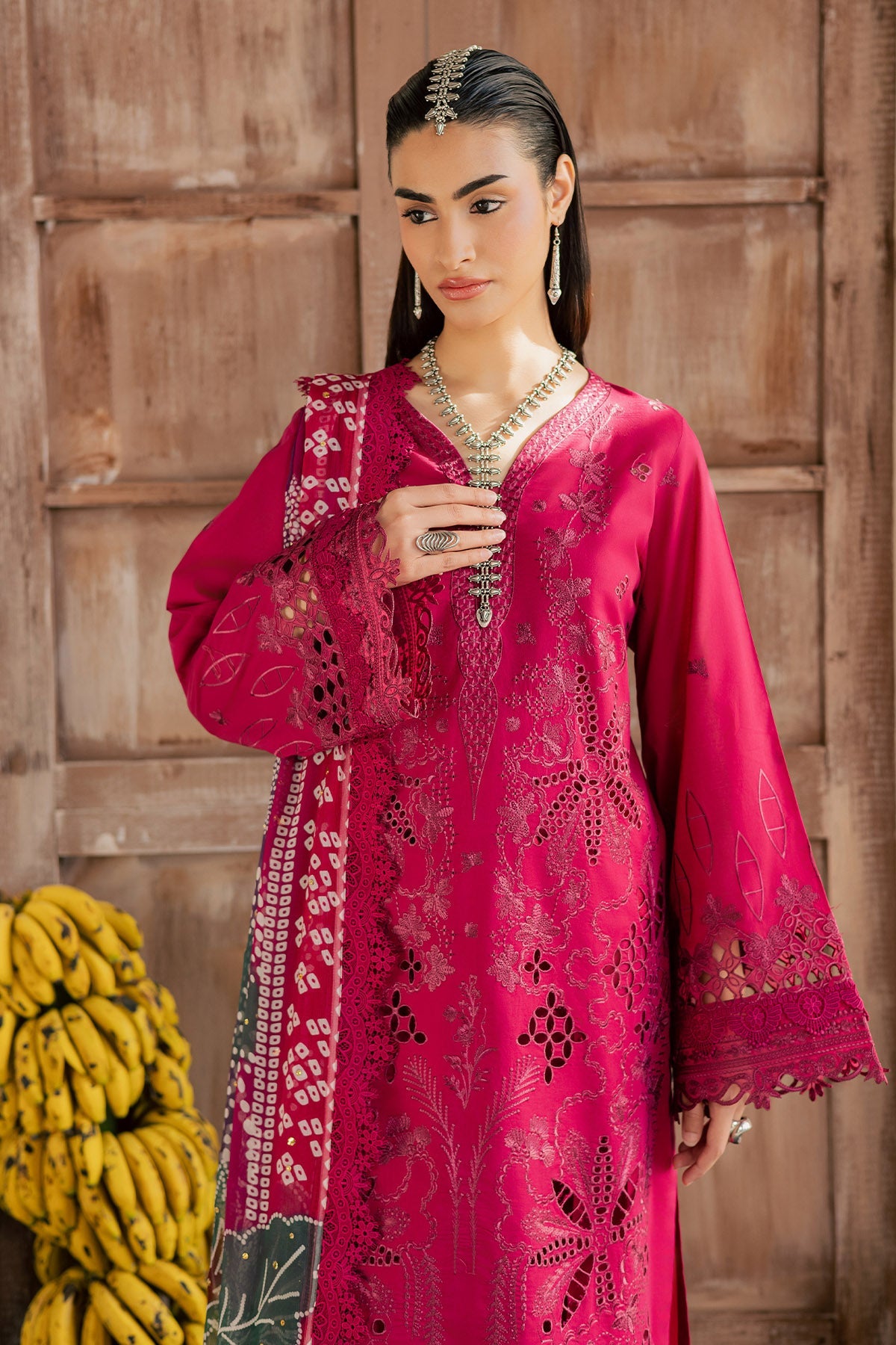 Nureh | Bazar Embroidered lawn | NE-255