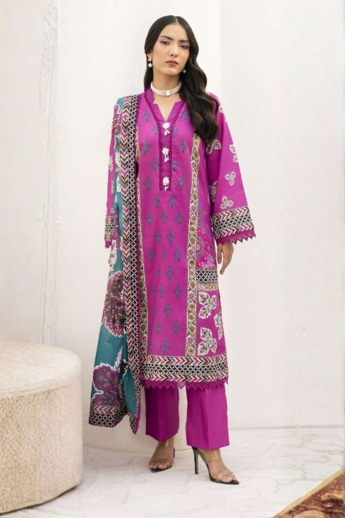 Yakin by Asifa | 3 Pc Unstitched | YBA-02