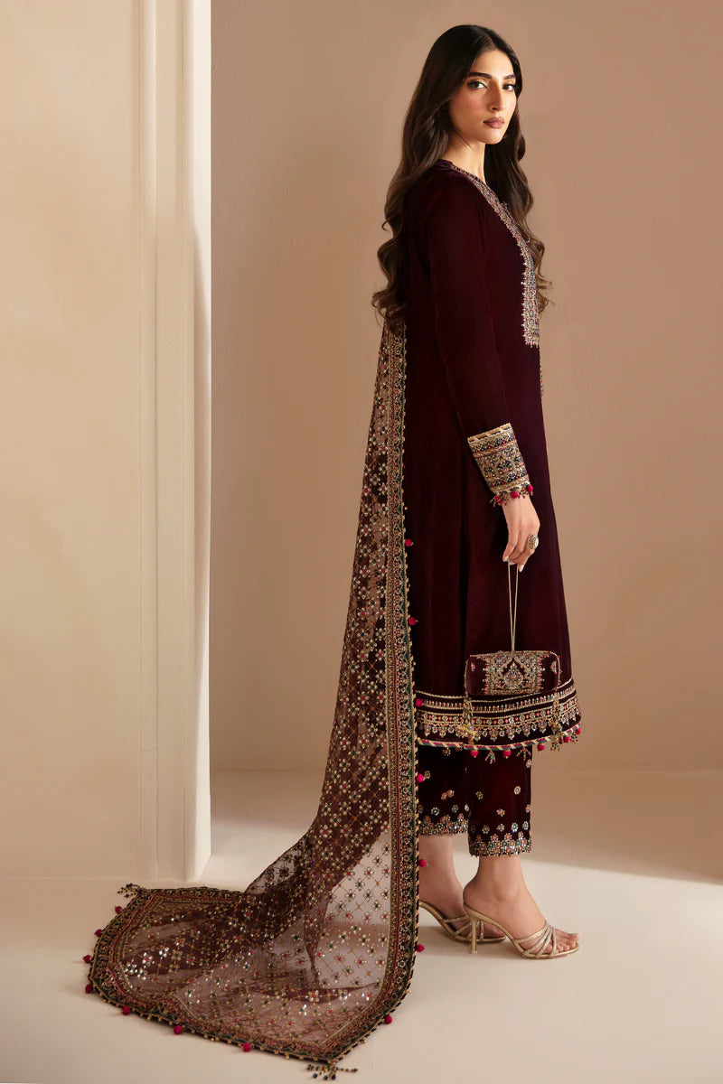 Jazmin | Embroidered Velvet | VF-2022