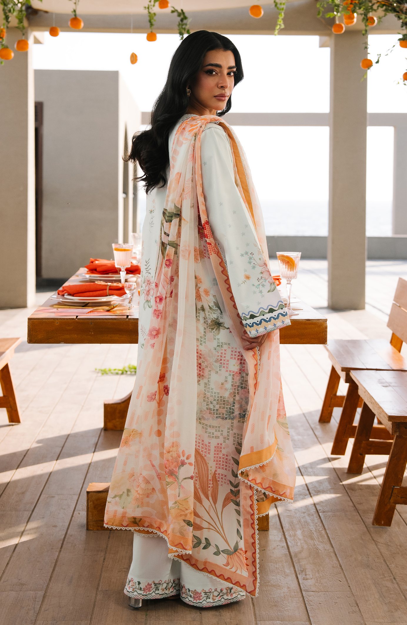 Seran | Afsanah - Unstitched Lawn | Ira