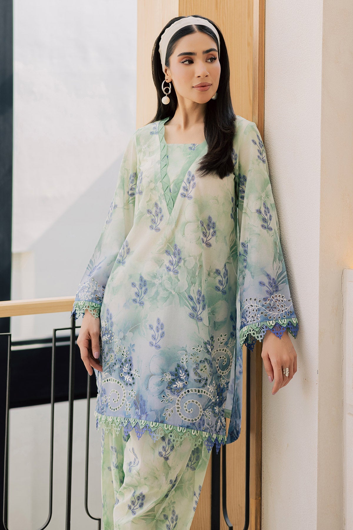 Nureh | Ballerina 2 Pc Unstitched | NU2-208