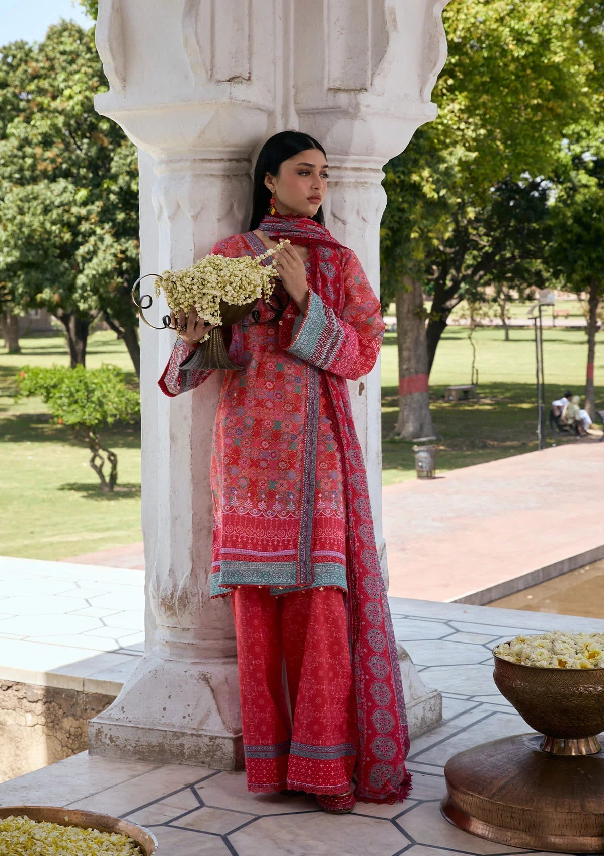 Kahf | Aangan Prints Chiffon '26 | Tabeer