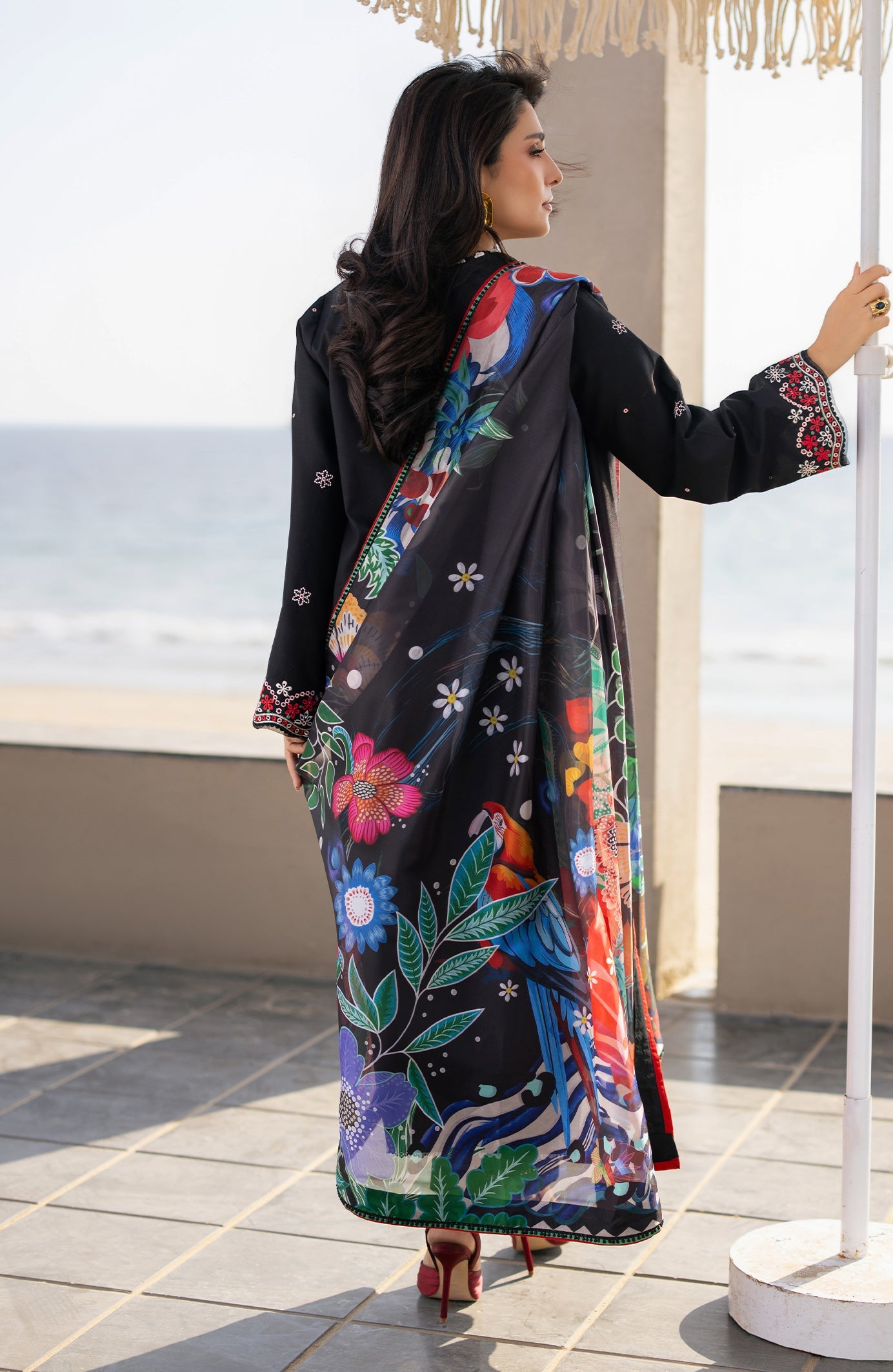 Seran | Afsanah - Unstitched Lawn | Maya