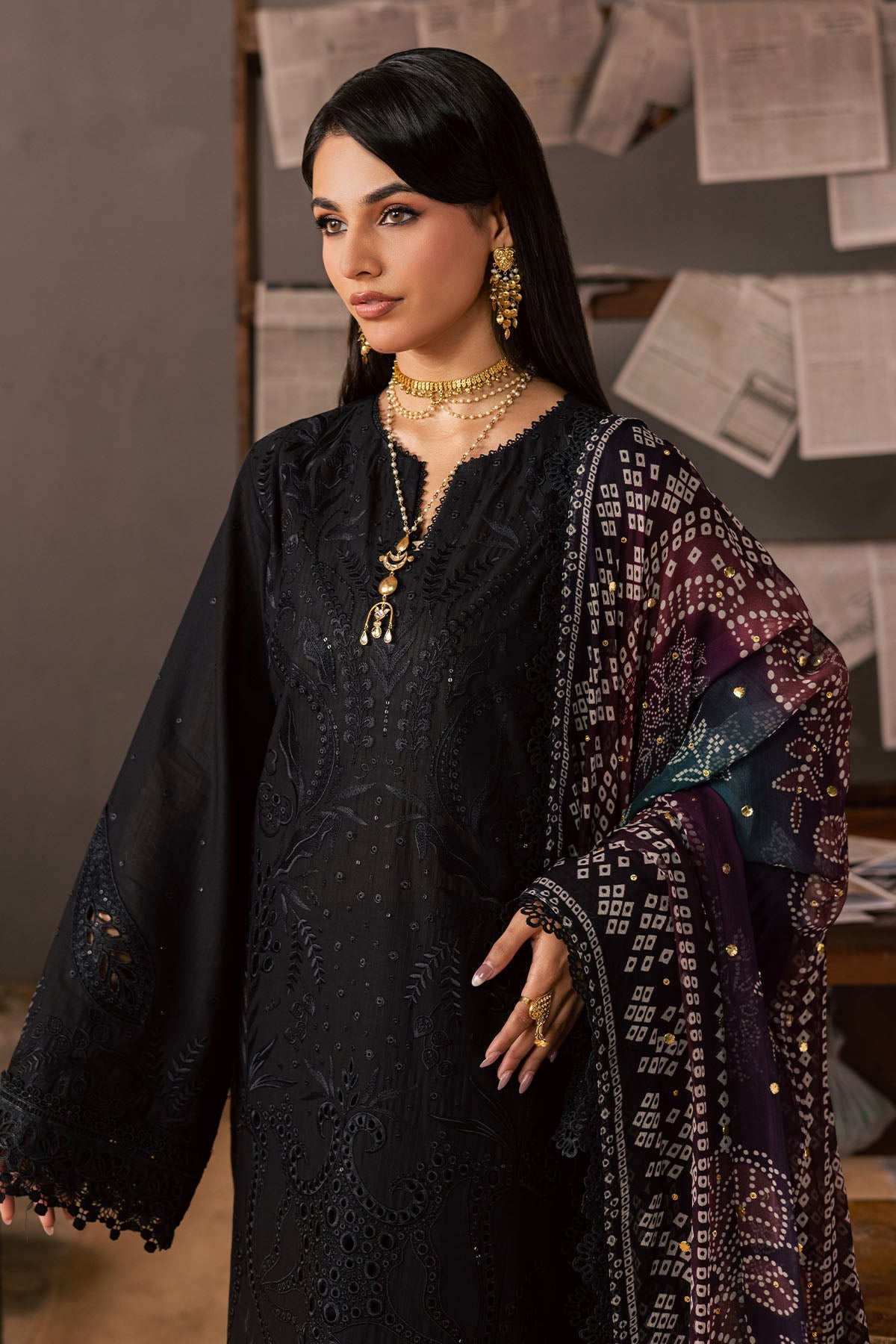 Nureh | Bazaar Embroidered Chikankari Lawn | NE-245