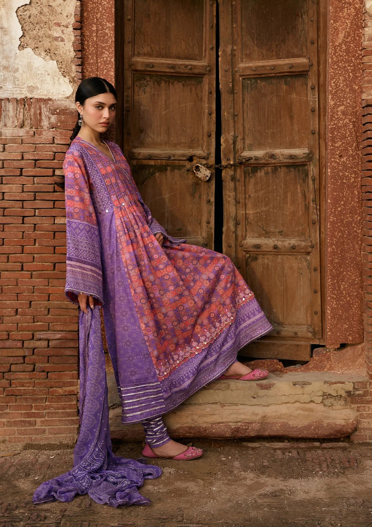 Kahf | Aangan Prints Chiffon '26 | Zarmeena
