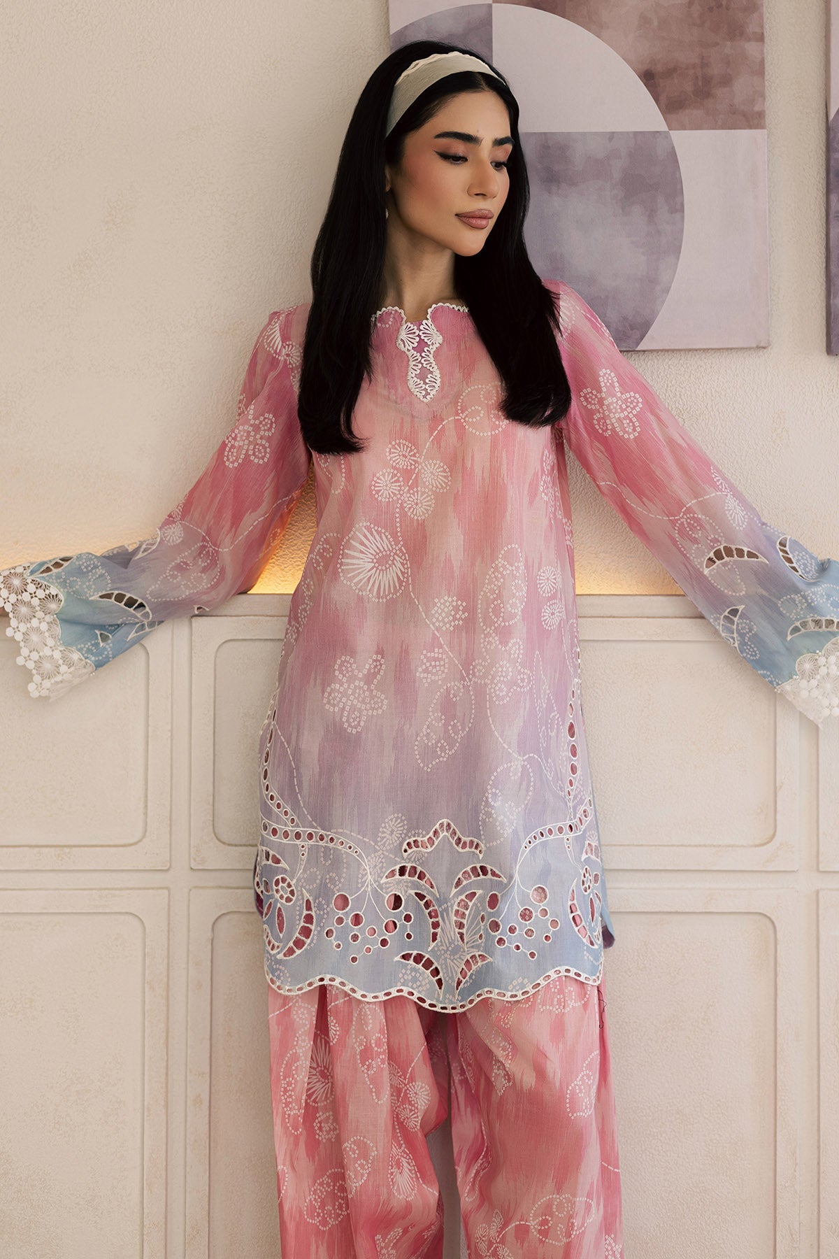 Nureh | Ballerina 2 Pc Unstitched | NU2-203