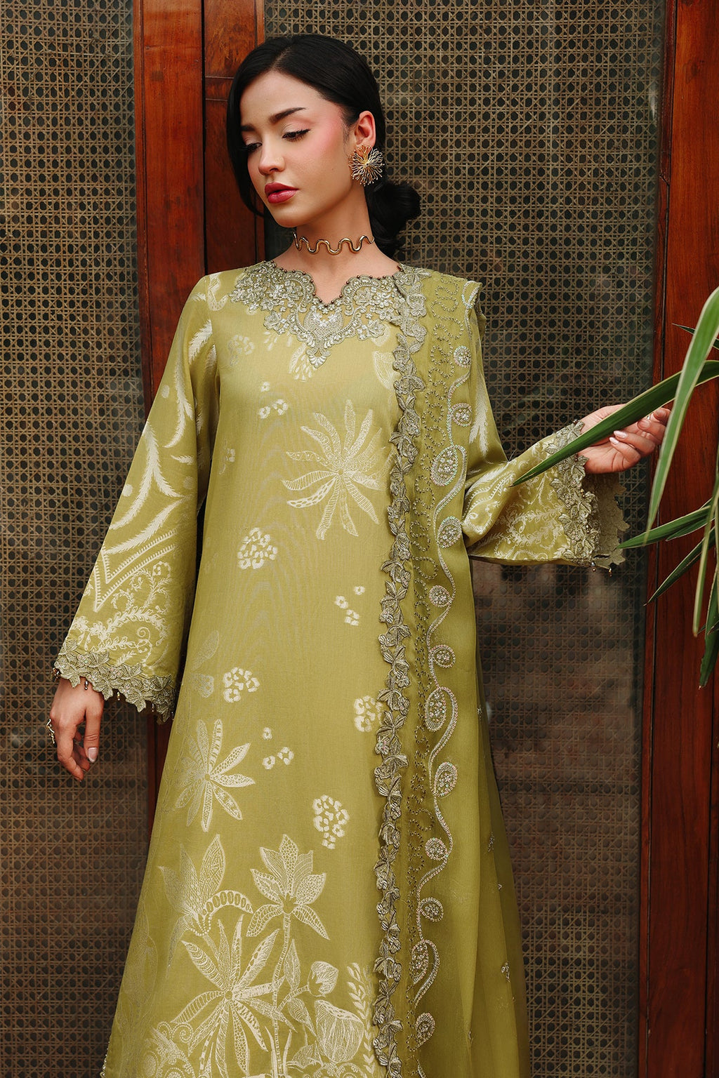 Nureh | Maya Embroidered Jacquared | NJ-107