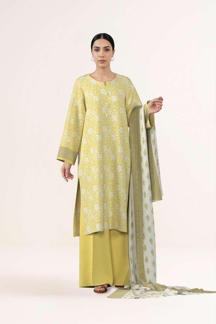 Sapphire | 3 Pcs Printed Lawn Suit | 3PB-WS26CL14-135