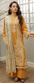 Zellbury | Chikankari Unstitsched | 4032
