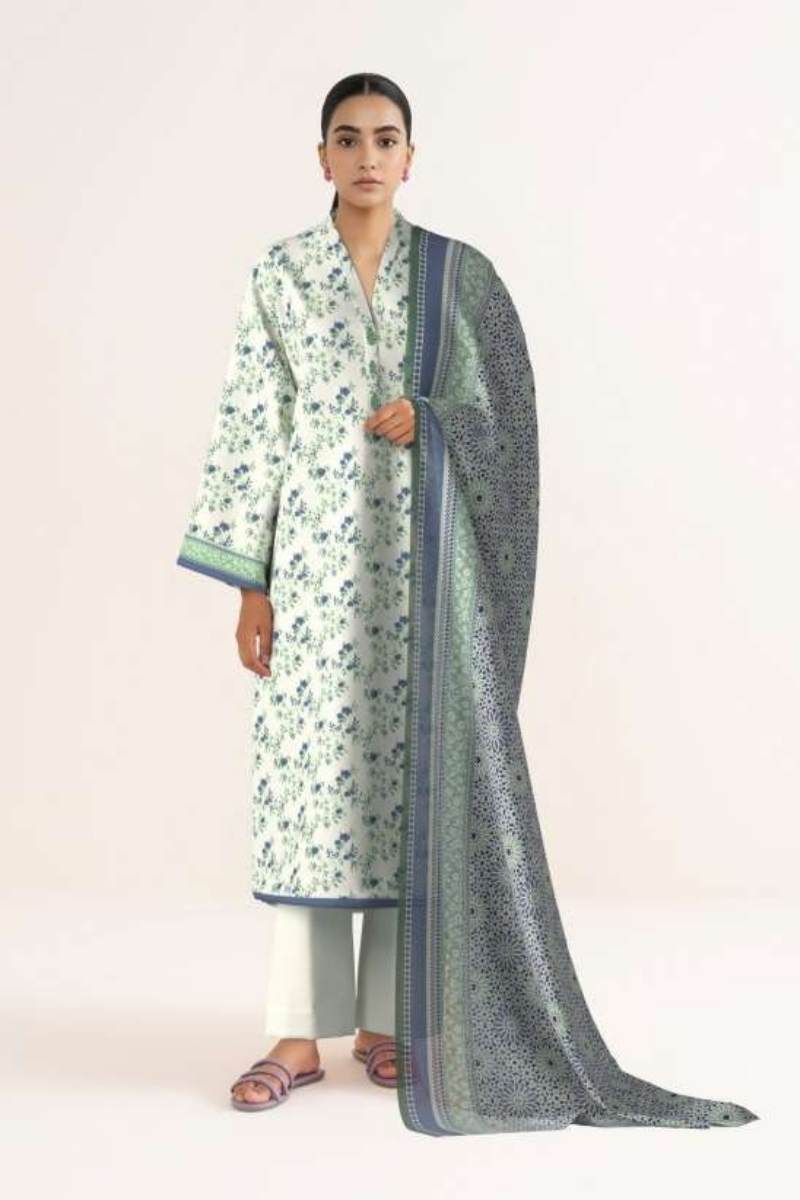 Sapphire | 3 Peice - Printed Lawn Shirt | 3PB-WS26CL4-33