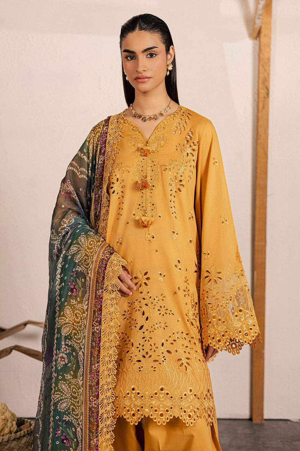 Nureh | Bazar Embroidered lawn | NE-254