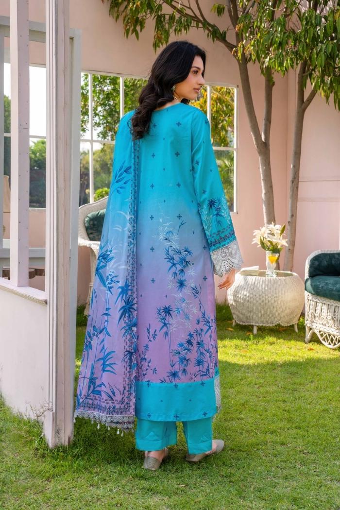 Rajis | Gul Rang - Print kari Embroidered | RGR-01