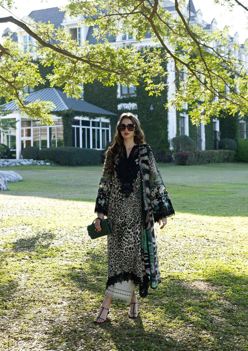 Elaf | Signature Embroidered Printed Lawn | Belladurne