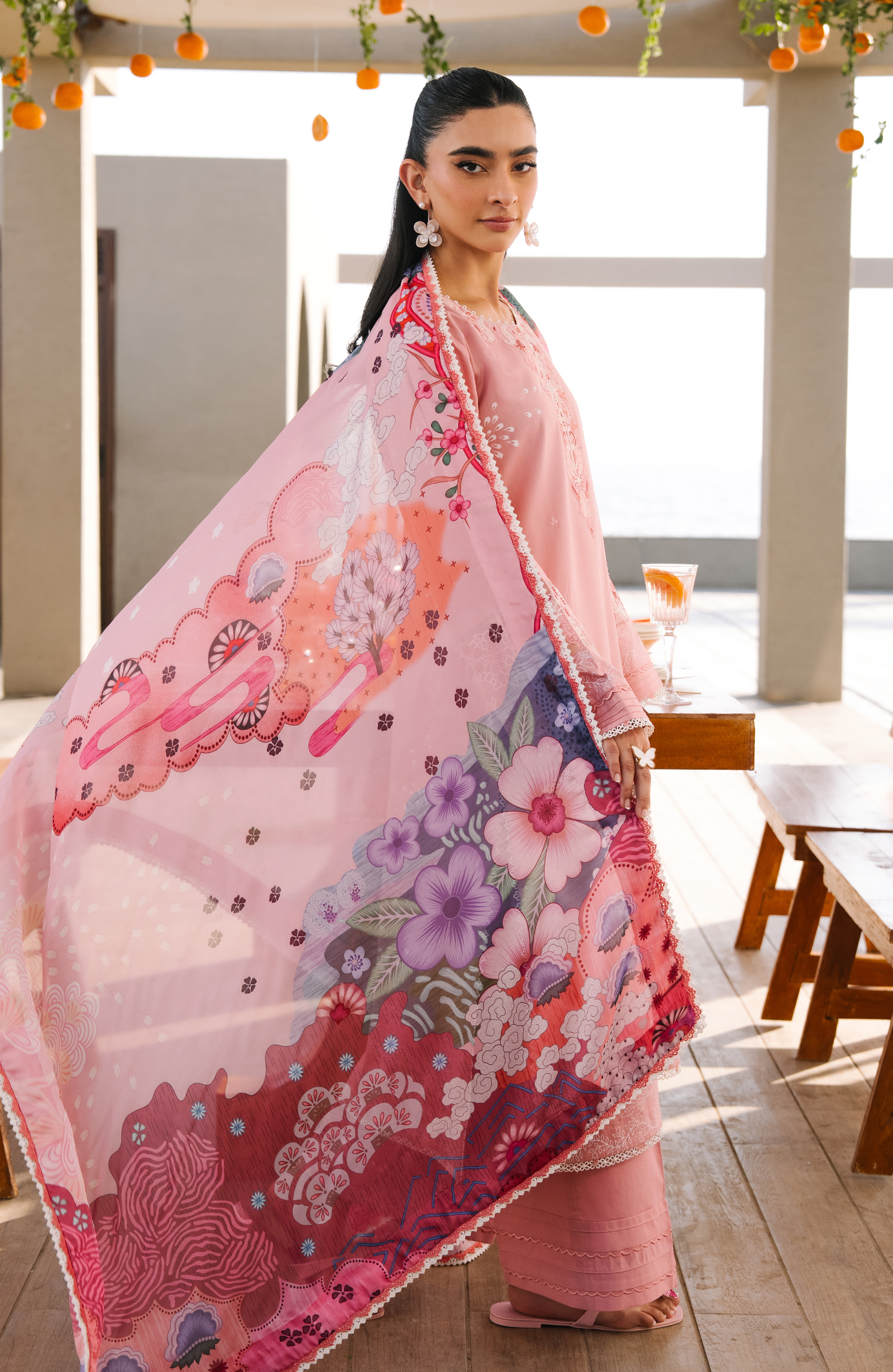 Seran | Afsanah - Unstitched Lawn | Ziva